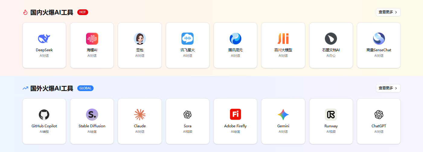 国内外工具分栏